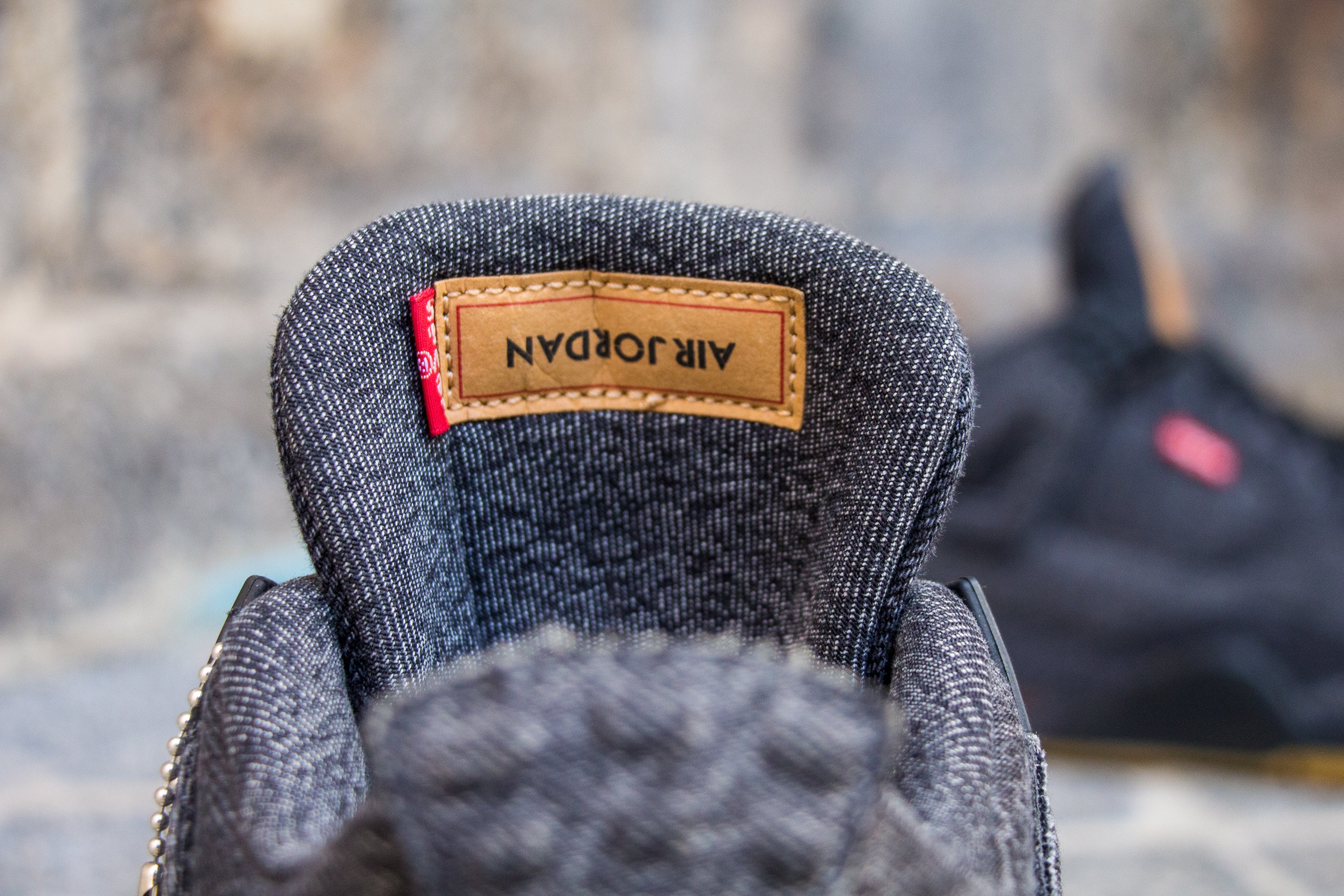 air jordan 4 black levis