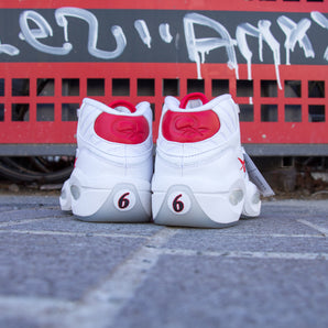 Reebok Question Mid White Red