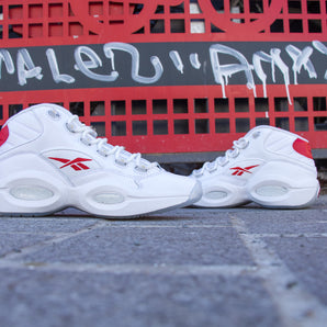Reebok Question Mid White Red