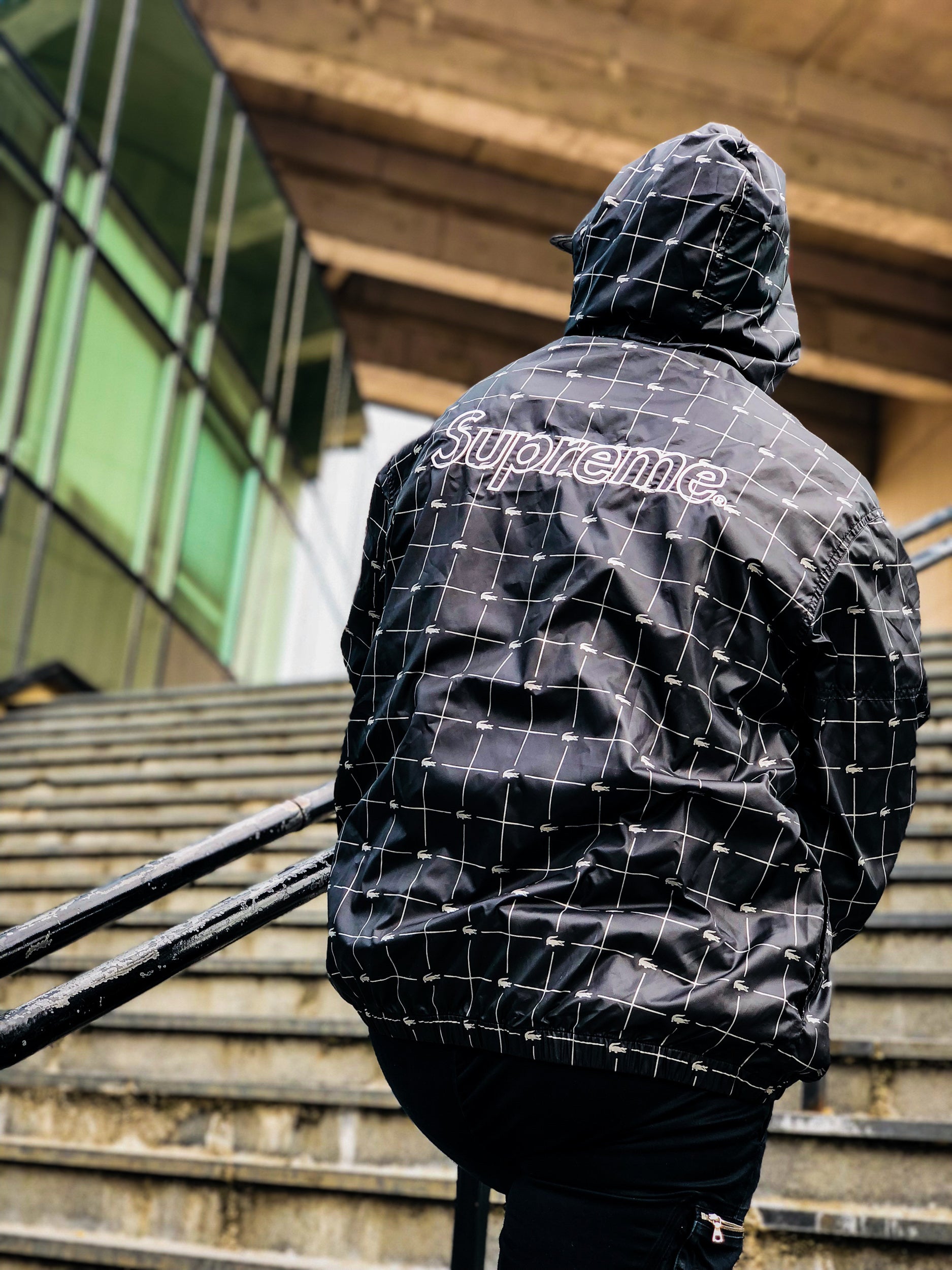Supreme lacoste anorak discount