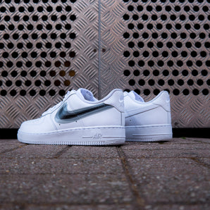 Nike Air Force 1 White Swoosh Black Superposé X Commandant Custom