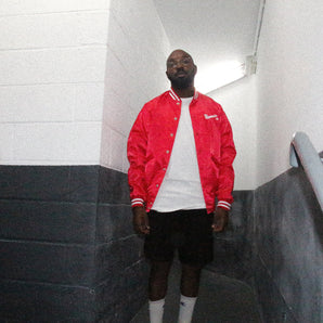 Obey X Warrior Satin Baseball Jacket
