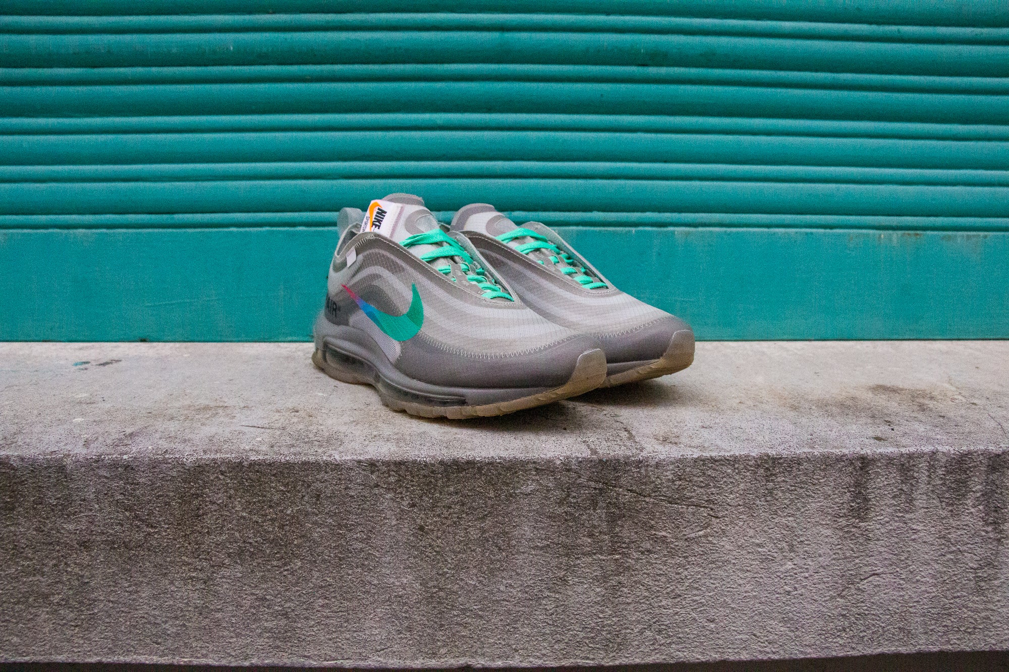 Nike air max 97 por off white deals