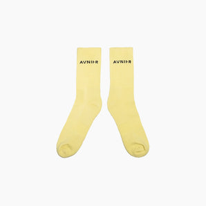 Avnier Chaussette Loop Horizontal - Jaune Pâle