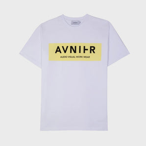 Avnier T-Shirt Source Block Logo - White